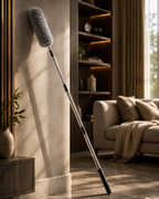 Microfiber Duster – 100-Inch Extendable Handle | Velvet Wipe