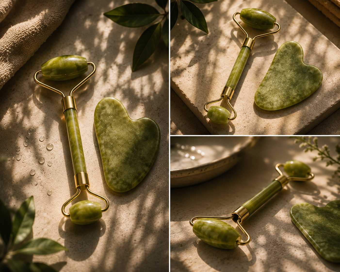Natural Jade Stone Facial Roller