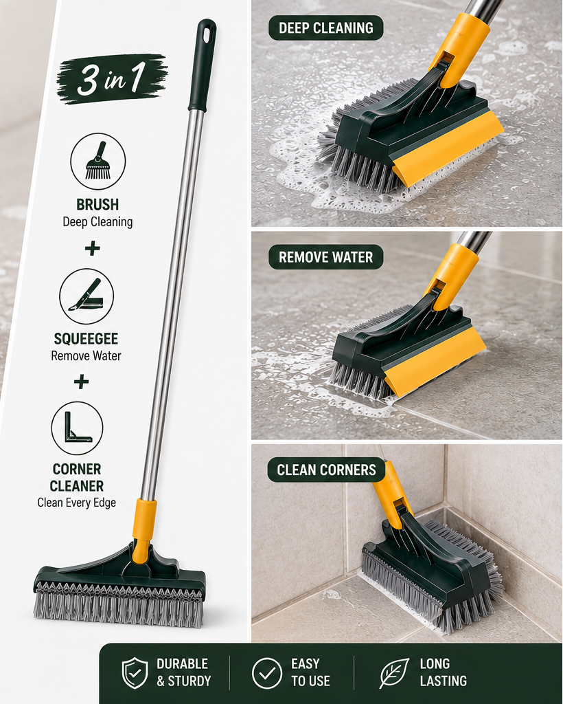 3-in-1 Smart Floor Cleaning Brush